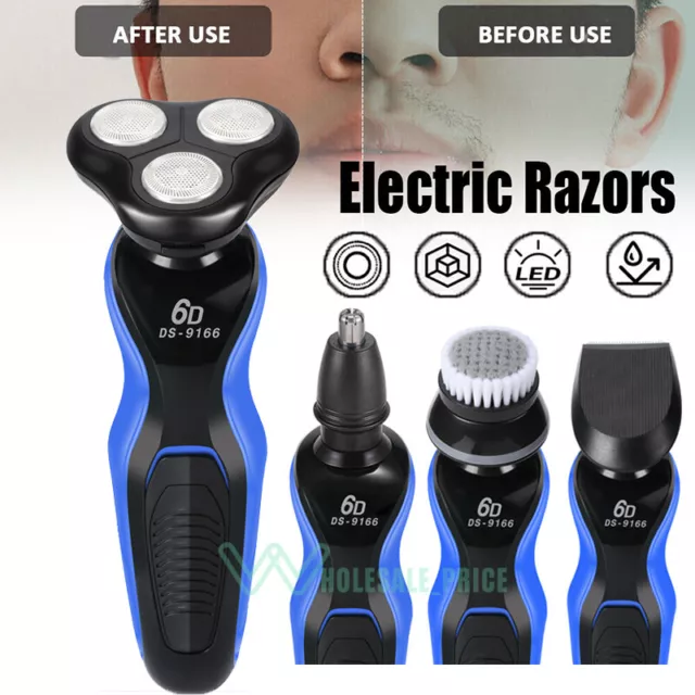 MEJOR Rasuradora Afeitadora Maquina De Afeitar Electrica Lavable Barba Hombres