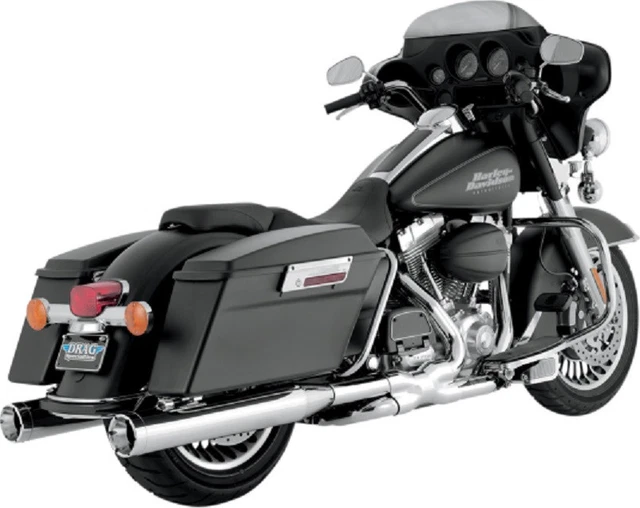 Vance & Hines Monster 4" Exhaust Mufflers Harley Electra Glide Road King Street