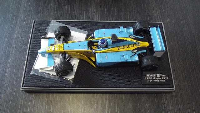 Affiche Renault Modèle Réduit Renault F1 Team A202 1/18 - Moteur RS22 N°14 Trulli - Universal Hobbies Occasion R21 2 L Turbo