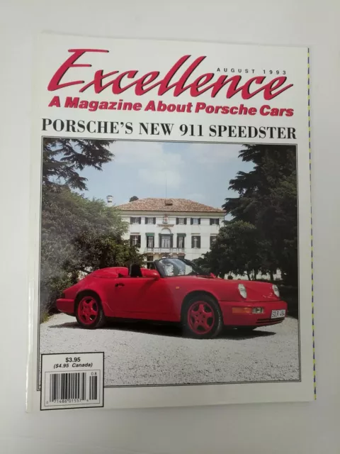 Excellence Magazine 1993 August Porsche 993 944 911 918 Carrera Turbo