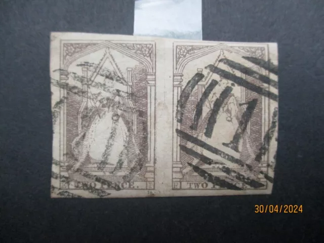 Victoria Stamps: Queen on throne  Variety  Used  RARE - FREE POST! (t6501)