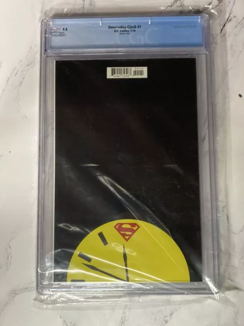 DOOMSDAY CLOCK #1 Sketch Variant CGC 9.8 NM/MT Watchmen, DC Comics 3