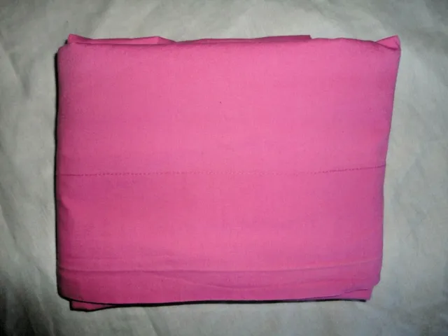 Target Xhilaration Pink Solid (1Pc) Full Flat Sheet  76 X 92