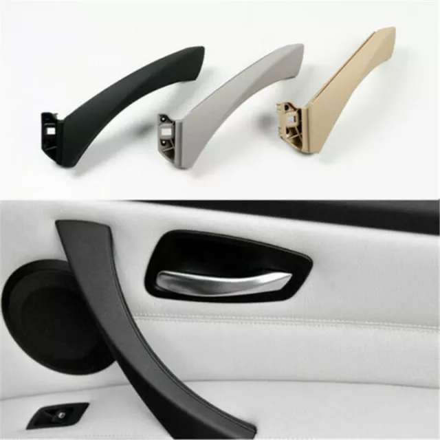 Right/Left Inner + Outer Door Panel Handle Pull Trim Cover For BMW 3 Series E90