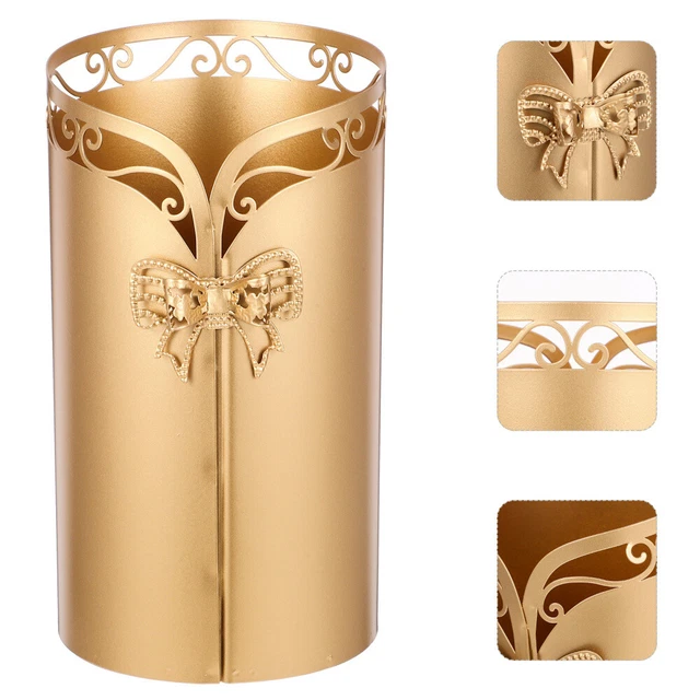 Secchio Zincato Vintage Rotondo Con Scritta 'Jardin Des Roses' E Manico In Legno – Vaso Per Fiori