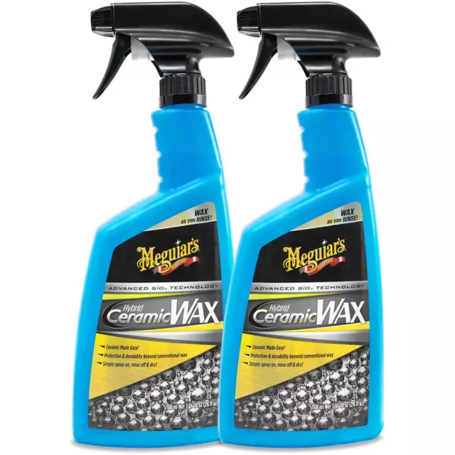 2x 768 ml Meguiars Hybrid Ceramic Spray Wax Lackversiegelung Lackschutz Keramik