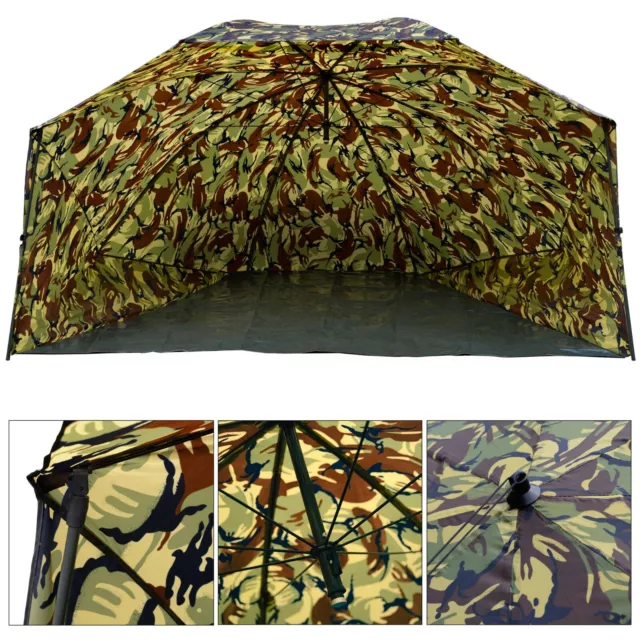 BROLLY UMBRELLA SHELTER System Large 50 1-2 Man With Sides Carp Fishing  Camping £37.32 - PicClick UK