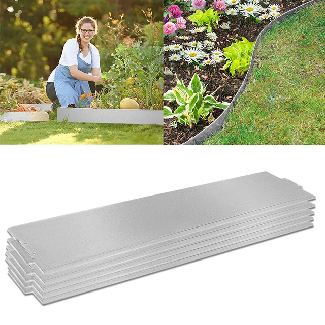 RASENKANTE METALL 15CM/18CM Hoch Verzinkt Beeteinfassung Beetumrandung