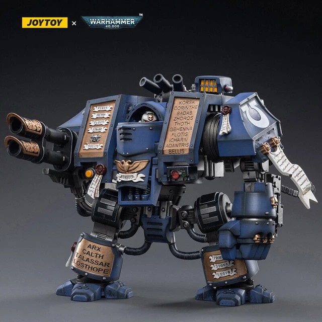 JOYTOY Warhammer 40K 1/18 Ultramarines Leviatano Dreadnought Con Lancia Cyclone E Artigli - Action Figure Collezionabile - 5