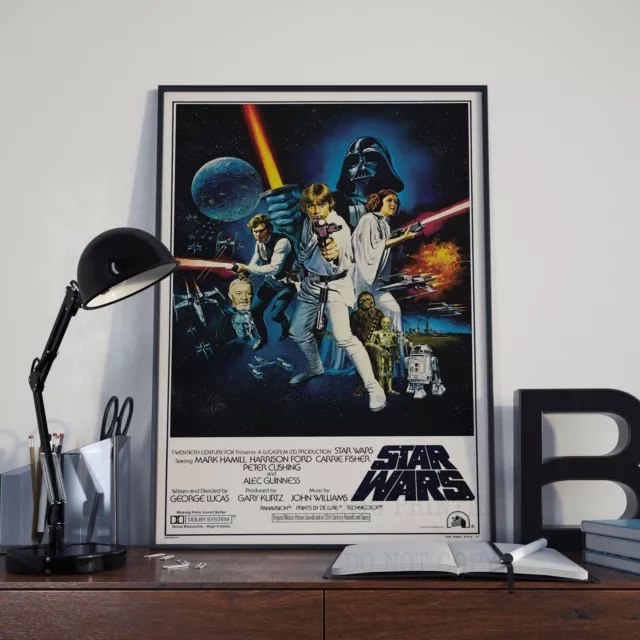 Vintage Star Wars Skywalker Movie Film Poster Print Picture A3 A4