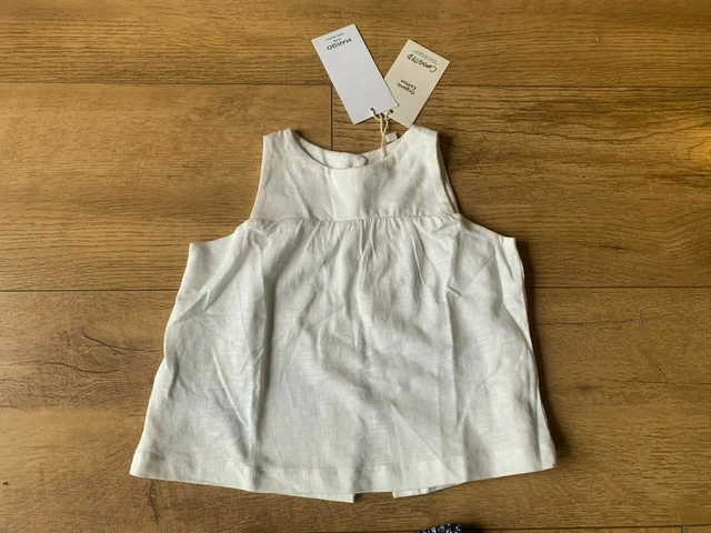 BNWT - MANGO SUMMER OUTFIT SET Girls 3-6 Months Summer Top + Leggings 2