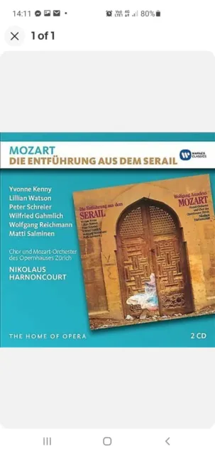 Wolfgang Amadeus Mozart : Mozart: Die Entführung Aus Dem Serail CD 2 discs