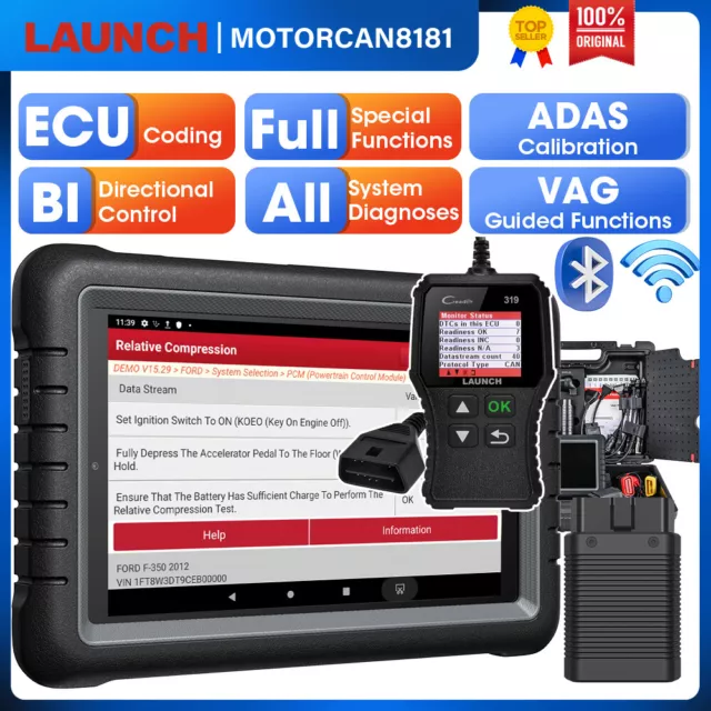 LAUNCH X431 Pros V + Outil de diagnostic professionnel OBD2 Systèmes Complète