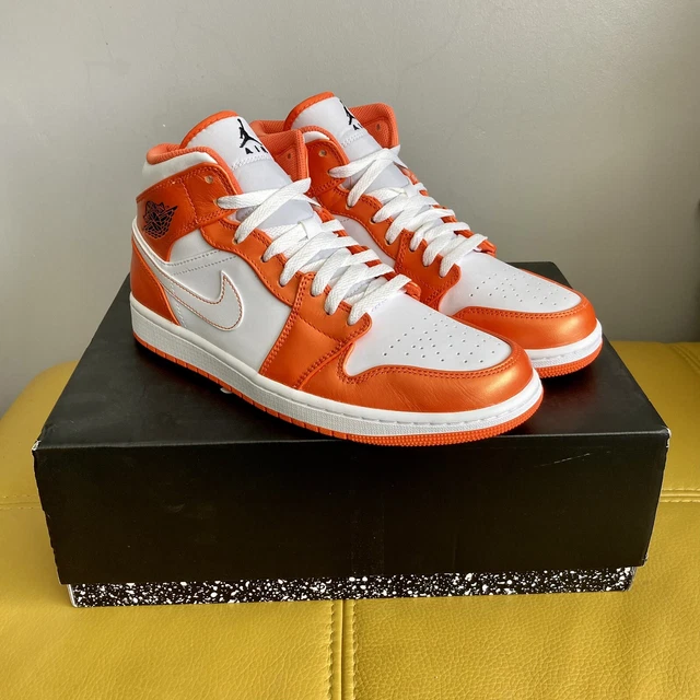 NUOVO CON ETICHETTE e autentico Air Jordan 1 met SE arancione