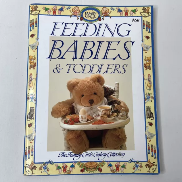 Feeding Babies and Toddlers book Family Circle Cookery Collection recipe Weaning