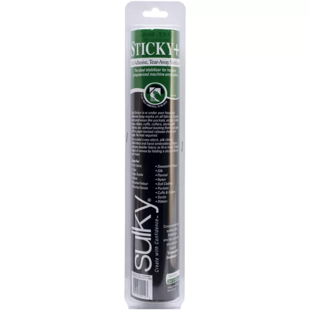 Sulky Sticky Self-Adhesive Tear-Away Stabilizer Roll-12"X6yd