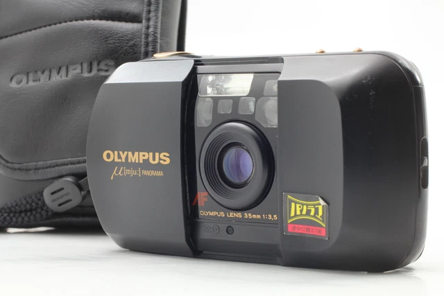 [ NEAR MINT w/ Case ] Olympus mju panorama stylus 35mm Point & Shoot  From JAPAN