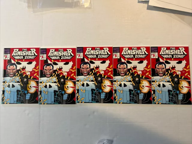 Punisher War Zone #1 - Marvel 1992 High-grade unread 5 copies￼