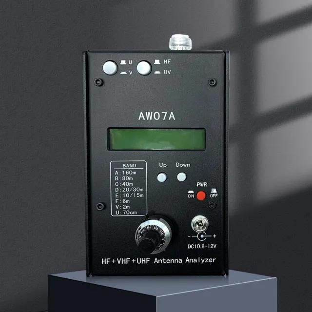 HF +UV Impedance Analyzer 1.5-490MHZ AW07A Shortwave Ham Radio 160M Measure Tool