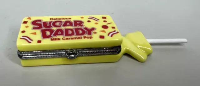 CAJA DE BARATIJAS CON BISAGRAS DE PORCELANA Sugar Daddy Medio Oeste PHB Caramelos Carmelo Halloween