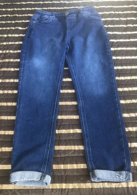 Pep & Co Age 11/12 Years Boys Blue Elastic Waist Jeans