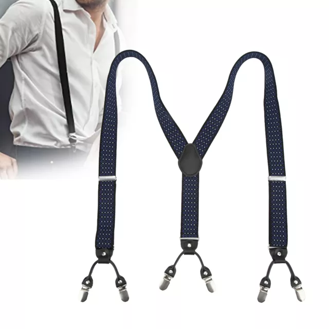 Mens Suspenders Approx 1.4x47.2in Business Style Perfect Fit Great Comfort Mens