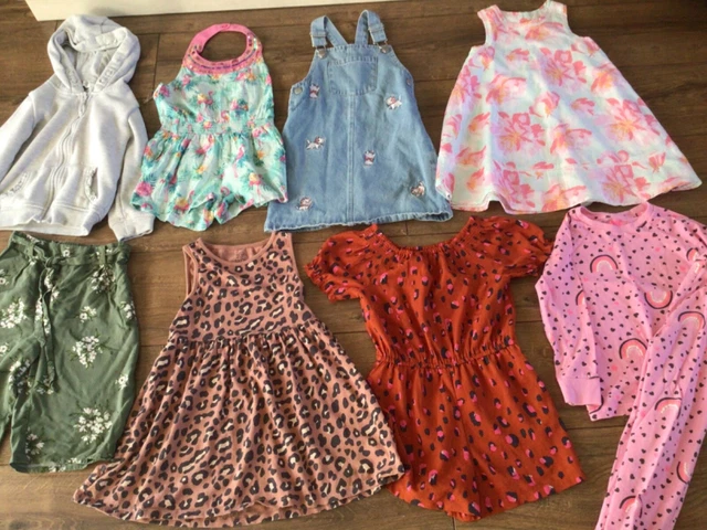 girls clothes bundle age 4-5 years Next,Monsoon F&F George,Primark 9