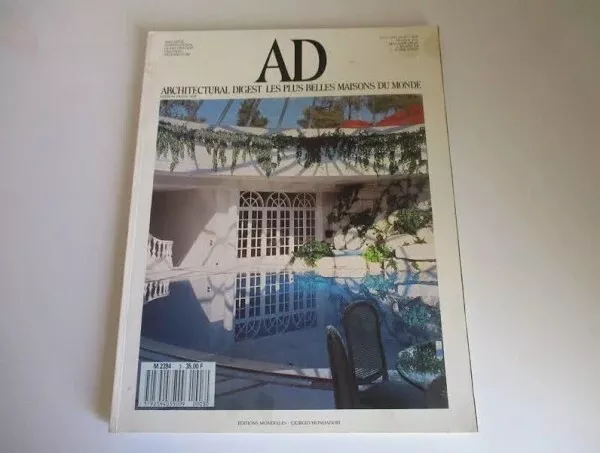 Ad  Architectural Digest Juillet Aout 1988