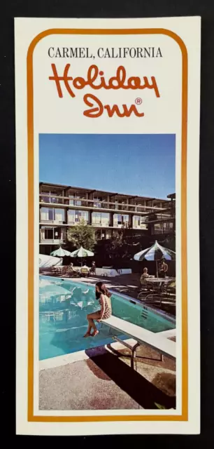 1970s Holiday Inn Carmel Mission California CA VTG Vintage Hotel Travel Brochure