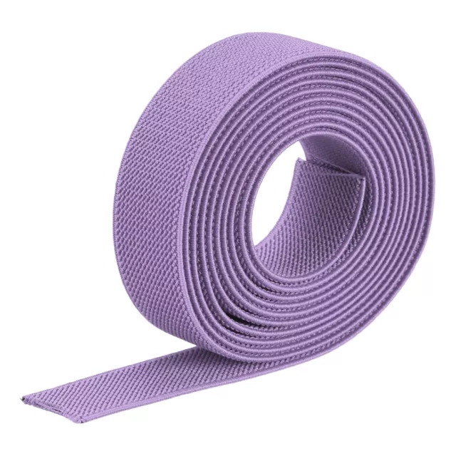 Sergé Élastique 1" 2 Yard Rouleau Ruban Cordon Clair Violet pour Bandeau