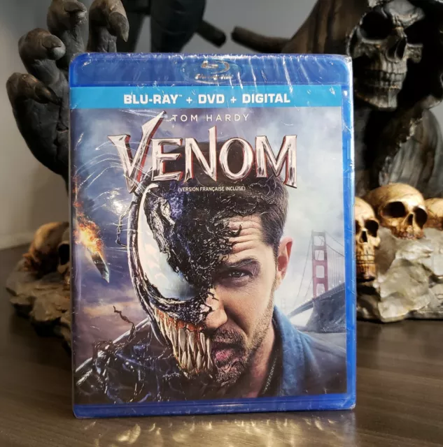 Venom (Blu-ray Disc + DVD, 2018) Tom Hardy