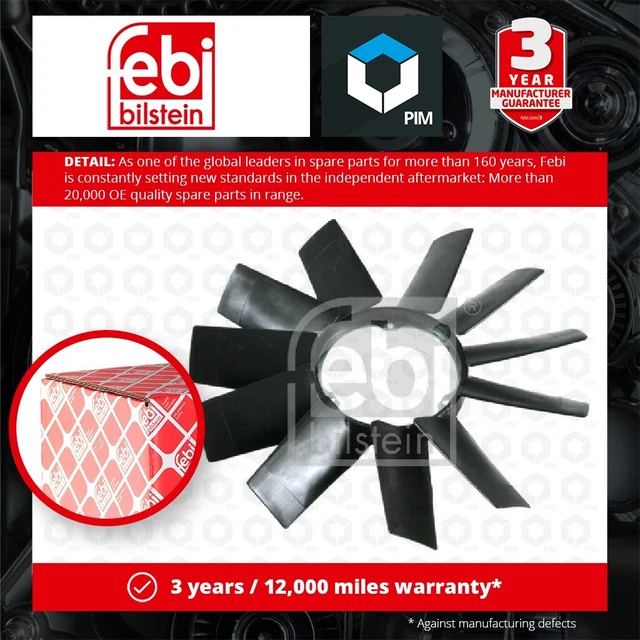 Ventola radiatore adatta a BMW 840 E31 4.0 93-96 raffreddamento 11521712110 11121712847 Febi