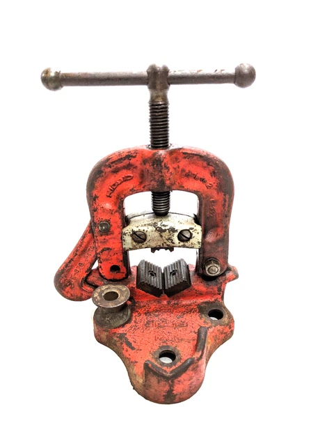 RIDGID No. 21 Bench Yoke Pipe Vise 1/8"-2" Plumbing Tool Pipe Clamp Holding USA