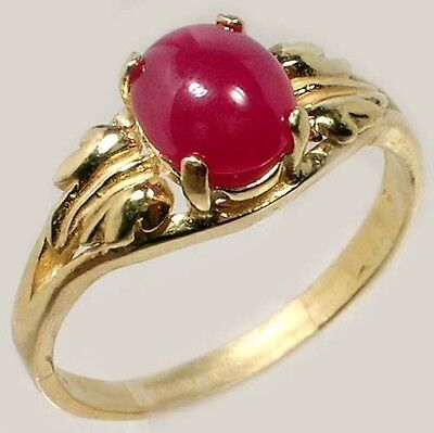 Ruby Gold Ring 2¾ct Antique 18thC Ancient Hindu Warrior Ratnaraj King of Gem 14k