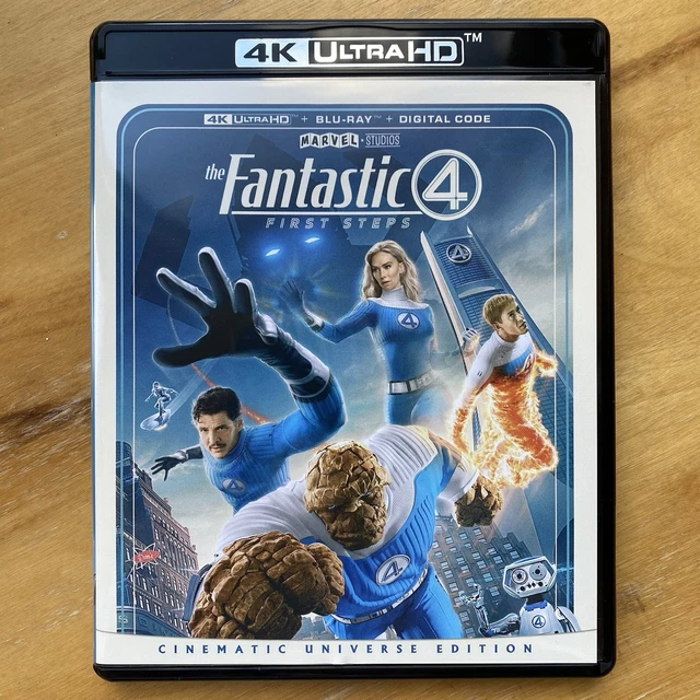 THE FANTASTIC FOUR: First Steps (4K UHD, 2025) ***NO BLURAY OR DIGITAL ...