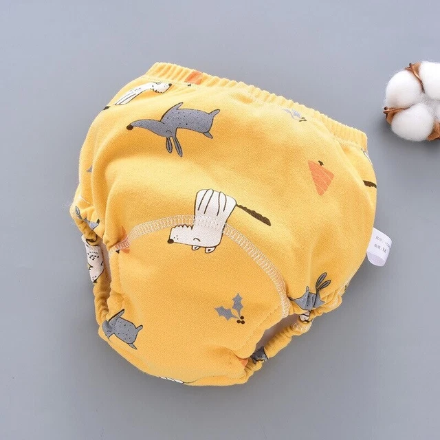 Reusable Baby Training Waterproof Pants Cloth Infant Diaper Nappies S - Size