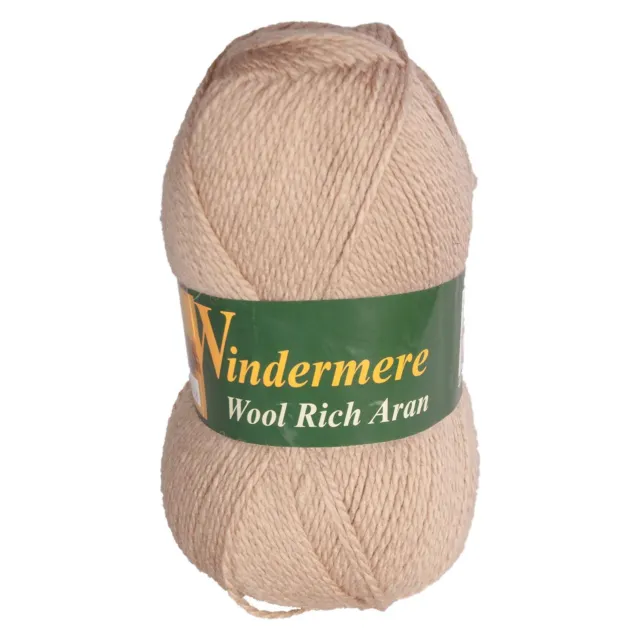 Windermere Wool Rich Aran 400g - Fawn H880