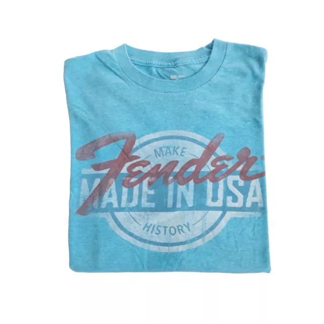 Fender Made In The Usa Make History T-Shirt Men's Size Large Rare