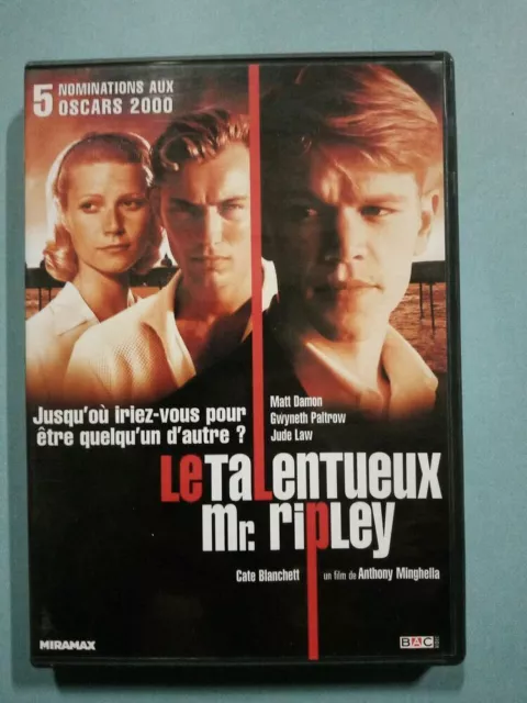 El Talento Mr Ripley ( Matt Damon Gwyneth Paltrow)/ DVD Individual