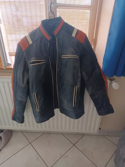 blouson moto cuir homme