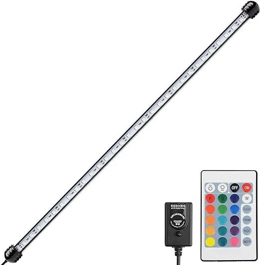 aquarium light submersible underwater RGB multicolour LED Lights fish tank 23 in
