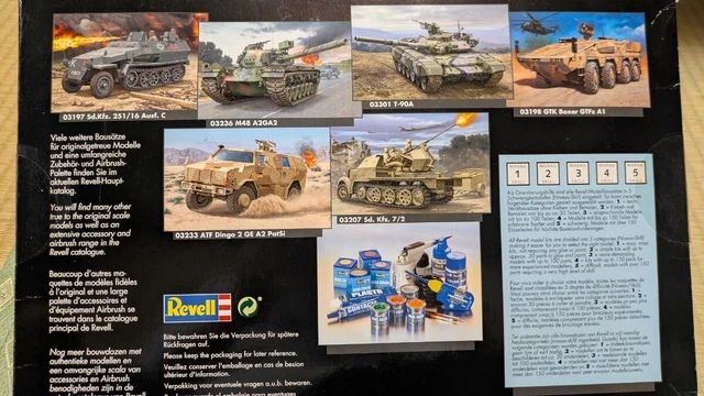 Maquette WWII 1/35 REVELL Ref 03031 A4 (V2) Missile (décalques