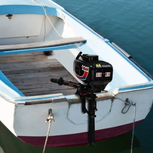 HANGKAI 7HP 196CC Outboard Motor Fishing Boat Engine Motor Air - View #2