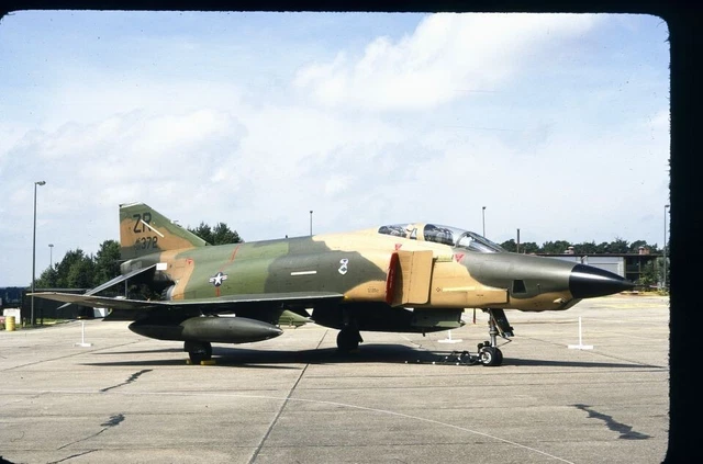 717-12 ORIGINAL K64 AIRCRAFT SLIDE: USAF McDD RF-4C Phantom 69-0372/ZR ...