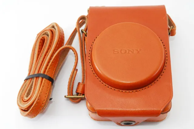 【MINT】Sony Digital Camera Case Rx100 Brown LCS-RXG T from Japan