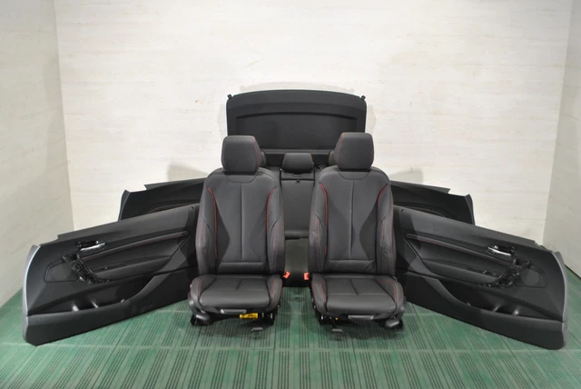 Siège Avant Droit BMW Série 3 F30/F31 - Cuir Dakota Noir Exclusive Avec Couture - Pièce D'occasion D'origine