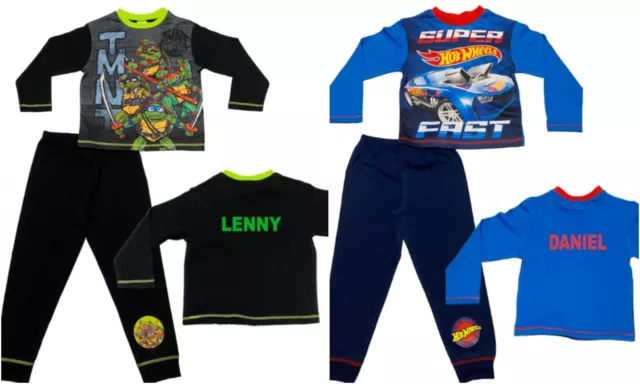 Pijama para niños Hot Wheels Teenage Mutant Ninja Turtles Pjs de 3 a 10 años