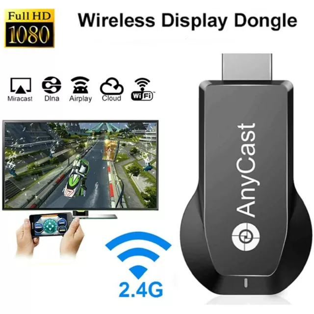 Wireless 1080P HDMI Adapter WiFi Airplay Miracast Dongle Video Display Receiver