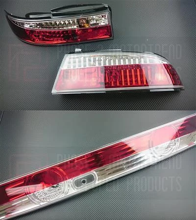 P2M Phase 2 Crystal Clear Rear Tail Lights 3pc Kit S14 Zenki Kouki 240SX Silvia P2M Phase 2 Crystal Clear Rear Tail Lights 3pc Kit S14 Zenki Kouki 240SX Silvia