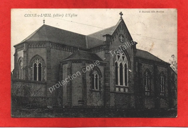 CPA COSNE-sur-L'OEIL - L'Eglise (1905)